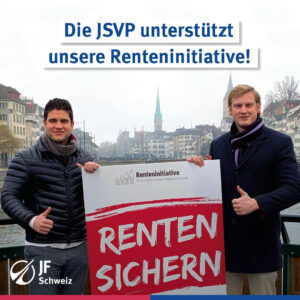 JSVP unterstützt die Renteninitiative der Jungfreisinnigen