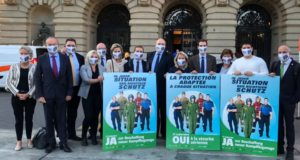 Masken für ein Kampfjet-Ja